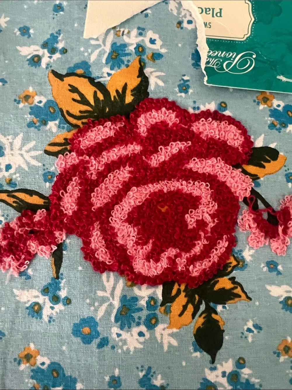 The Pioneer Woman Sweet Rose Red Blue Gingham Placemat Set